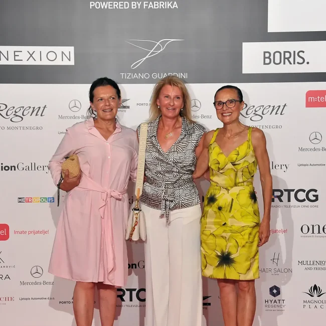 Djina Portic, Diana Djokovic and Vesna Mandic